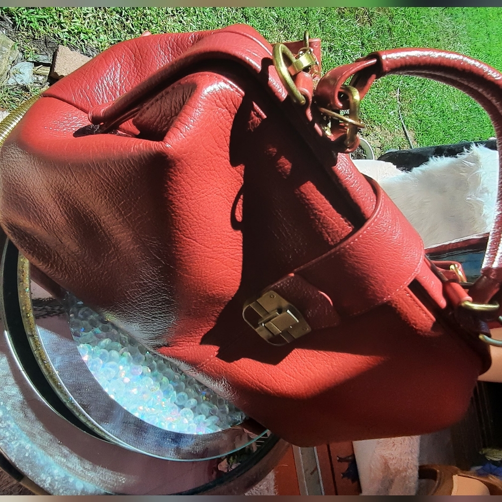 Ameri Leather Doctor’s Handbag Satchel Crossbody … - image 6